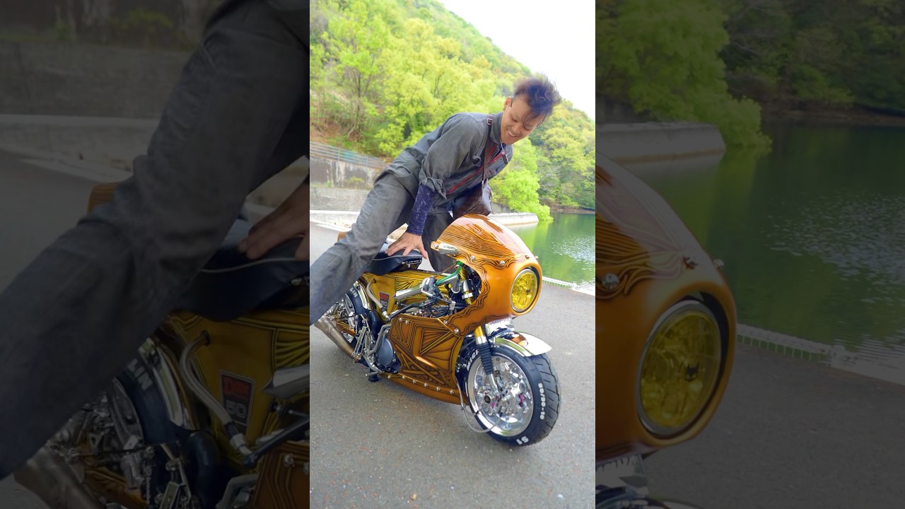 エアサス搭載フルカスタムのダックス❗️ 第二回B.G.Y.徳島県4mini撮影会❗️#bike #bikelover #bikelife #カスタム #高知県 #norikh250