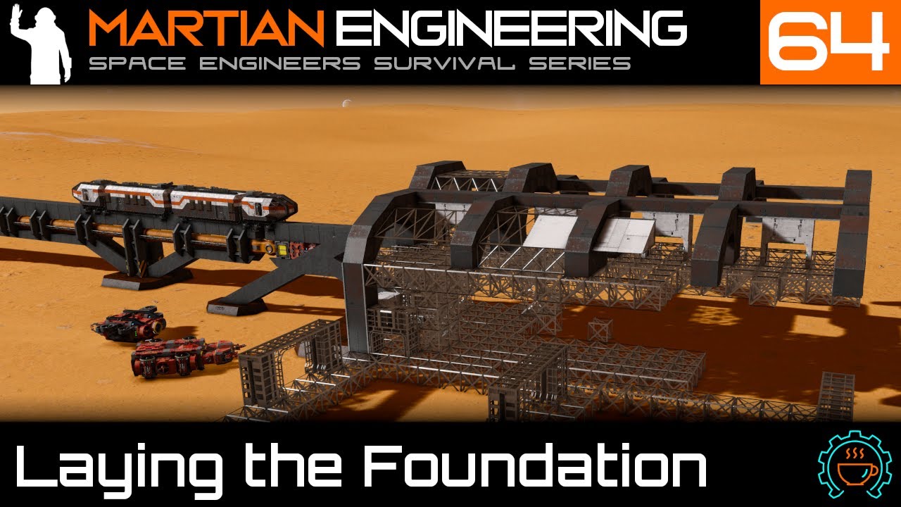 Наконец-то появился стартовый комплекс! | Martian Engineering E64 | SE Survival