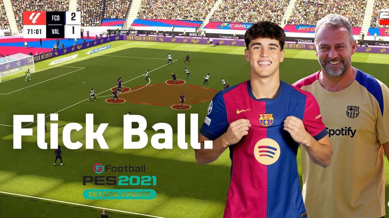 #PES2021 - Hansi Flick's Barcelona Tactics - Full Manual Controls - Realism Mods 🔴🔵