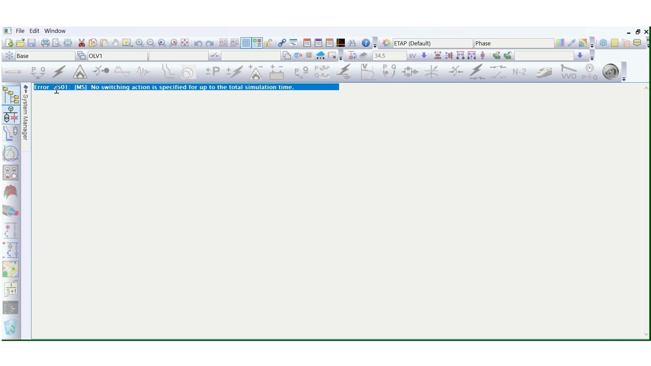 ETAP Common Error during Motor Starting II Power System Analysis