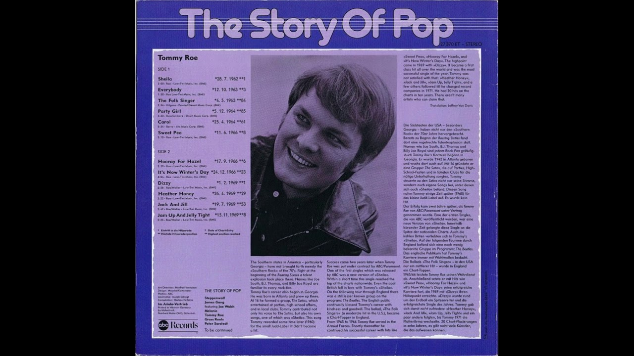 TOMMY ROE- 