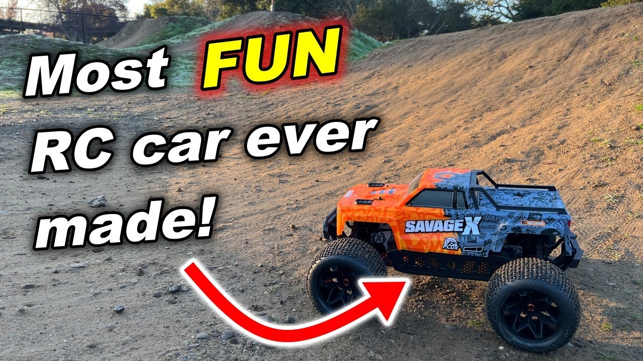 Most FUN RC car ever made! - HPI Savage X Flux V2 1/8 Monster Truck Second Run Fun Bash