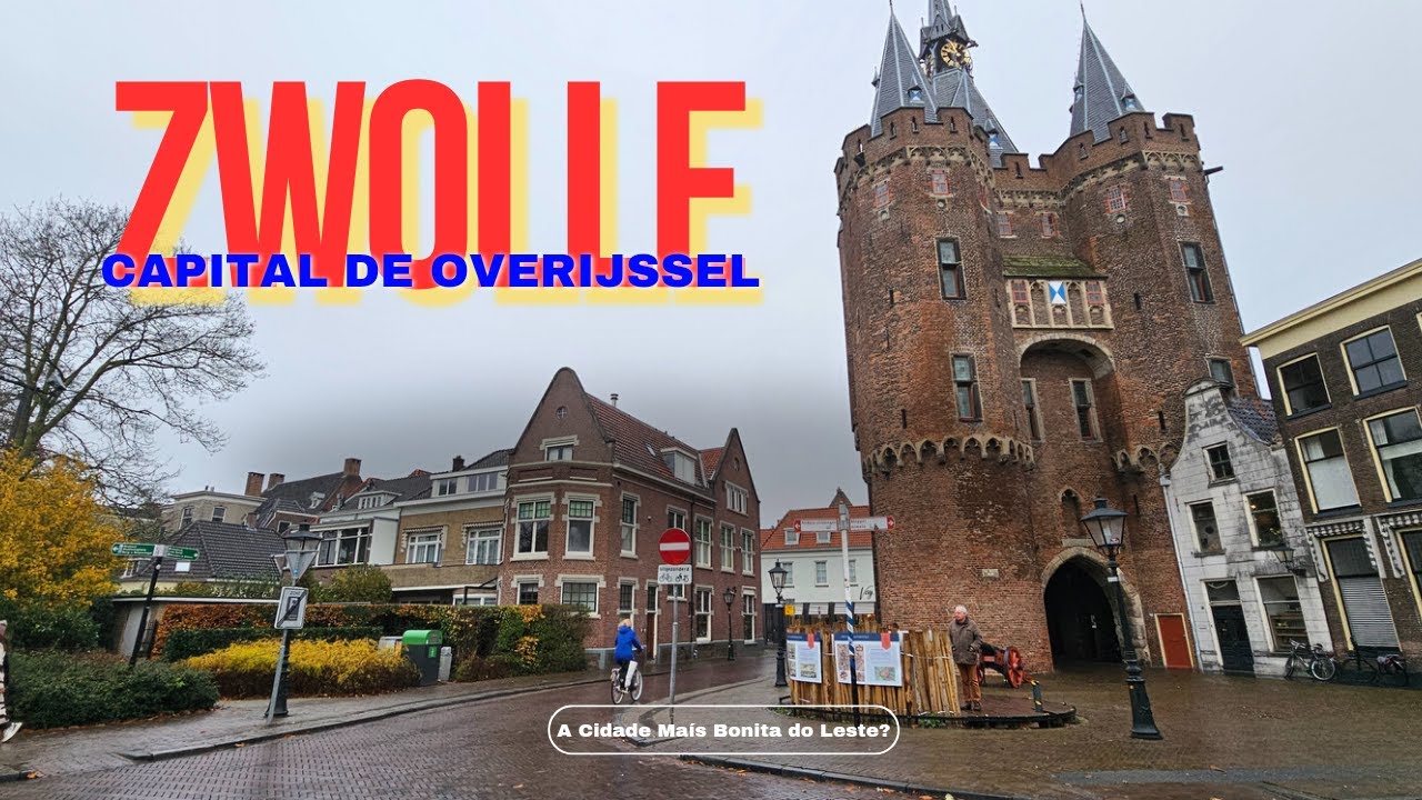 Zwolle 🇳🇱 || A Cidade Mais Bonita Do Leste Da Holanda?