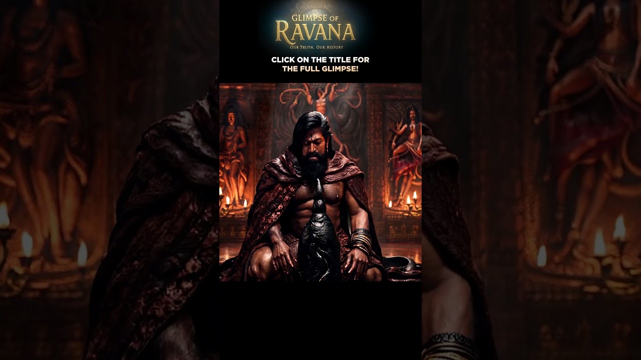 Yash as Ravana &ndash; The Demon King Reimagined | AI Cinematic Ramayana Look 🔥#shorts