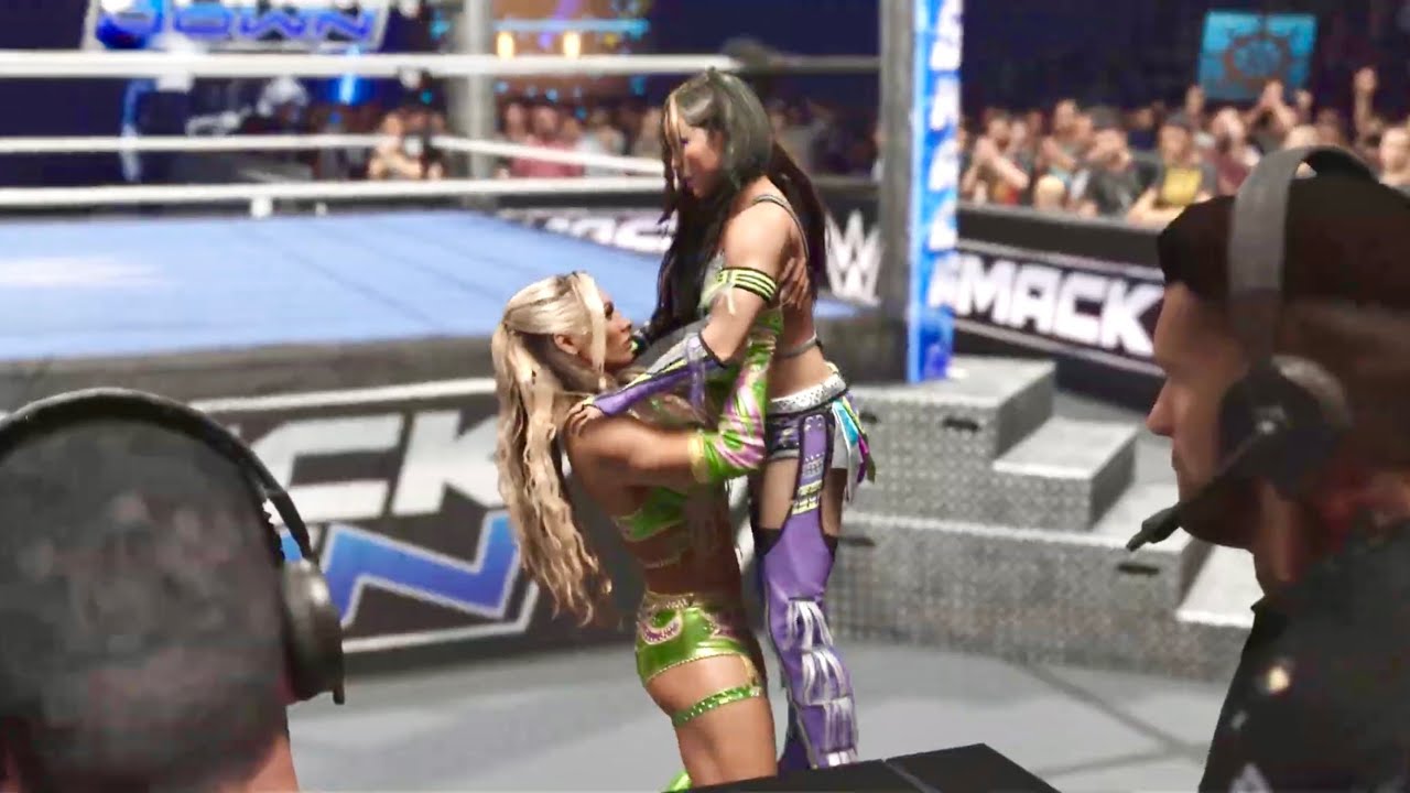 Kairi Sane Vs. Tiffany Stratton: Smackdown, Women's Singles Match - WWE 2K25 PS5