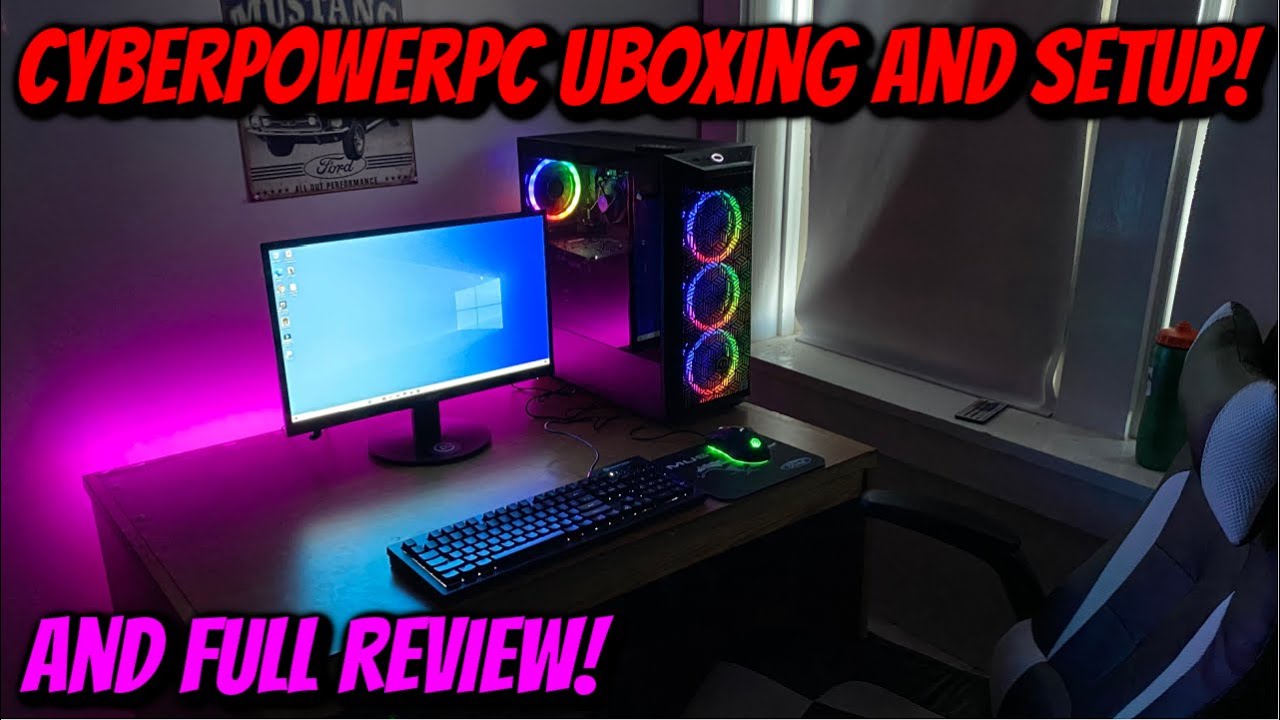 ИГРОВОЙ ПК от CyberPowerPC Распаковка и настройка!