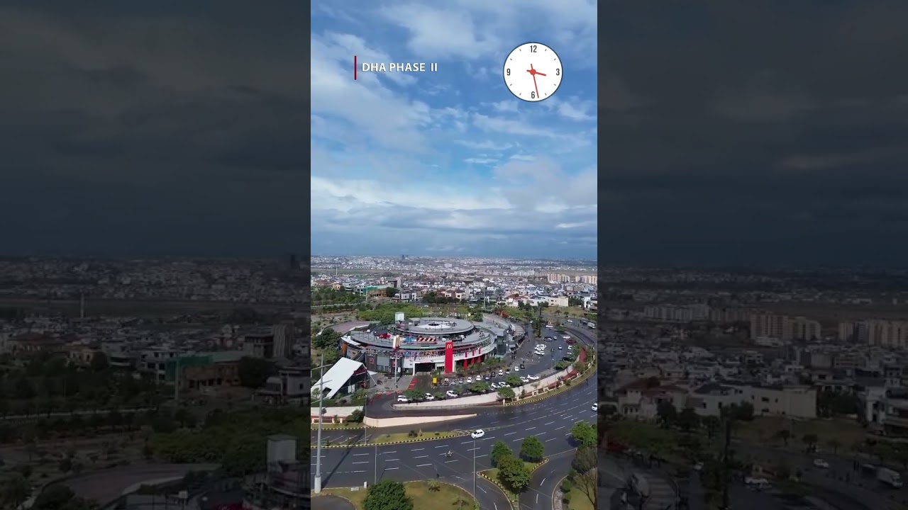 Breathtaking Drone View Of Dha Phase 2 Islamabad