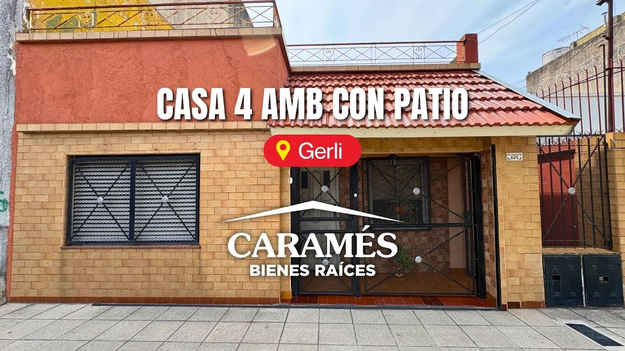 Casa sobre lote propio de 2 ambientes + Depto de 3 amb al fondo en Gerli, Lanús.