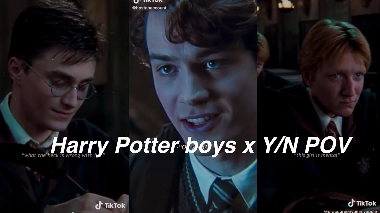 Harry Potter boys x Y/N TikTok POVs compilation Part I.