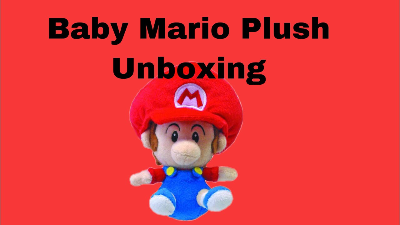 Baby Mario Plush Unboxing