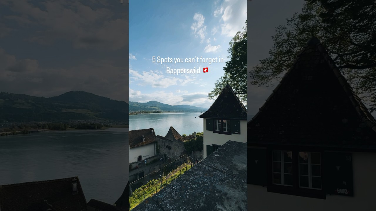 5 Spots you can&rsquo;t forget in Rapperswil🇨🇭 #inlovewithswitzerland