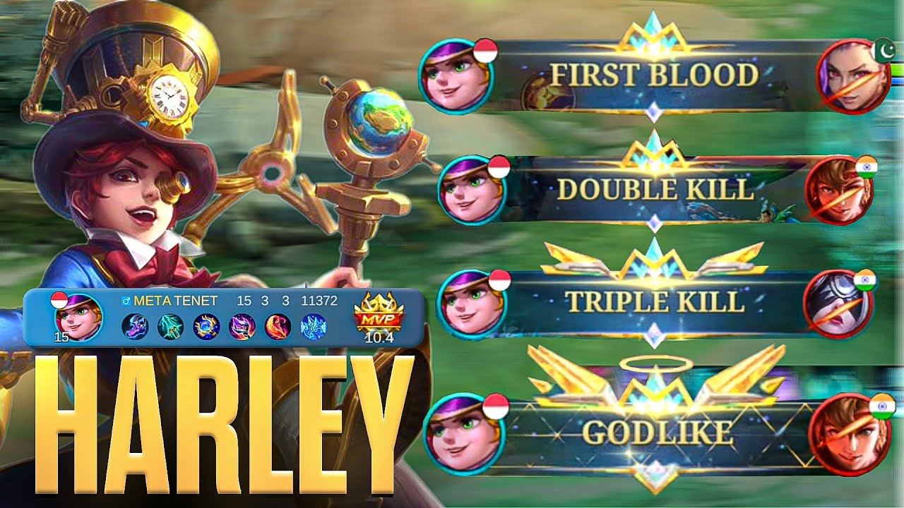 Killing machine Harley with global build! - MLBB