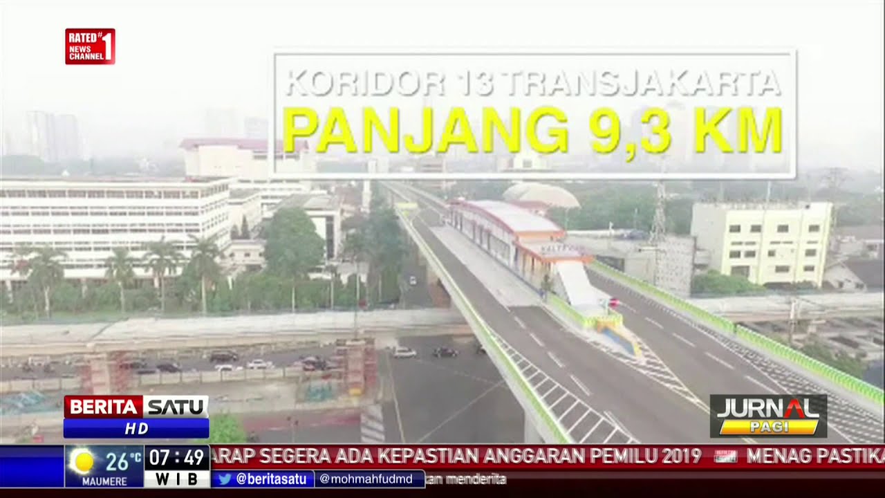 Data Seputar Jalur Layang Koridor 13 Transjakarta
