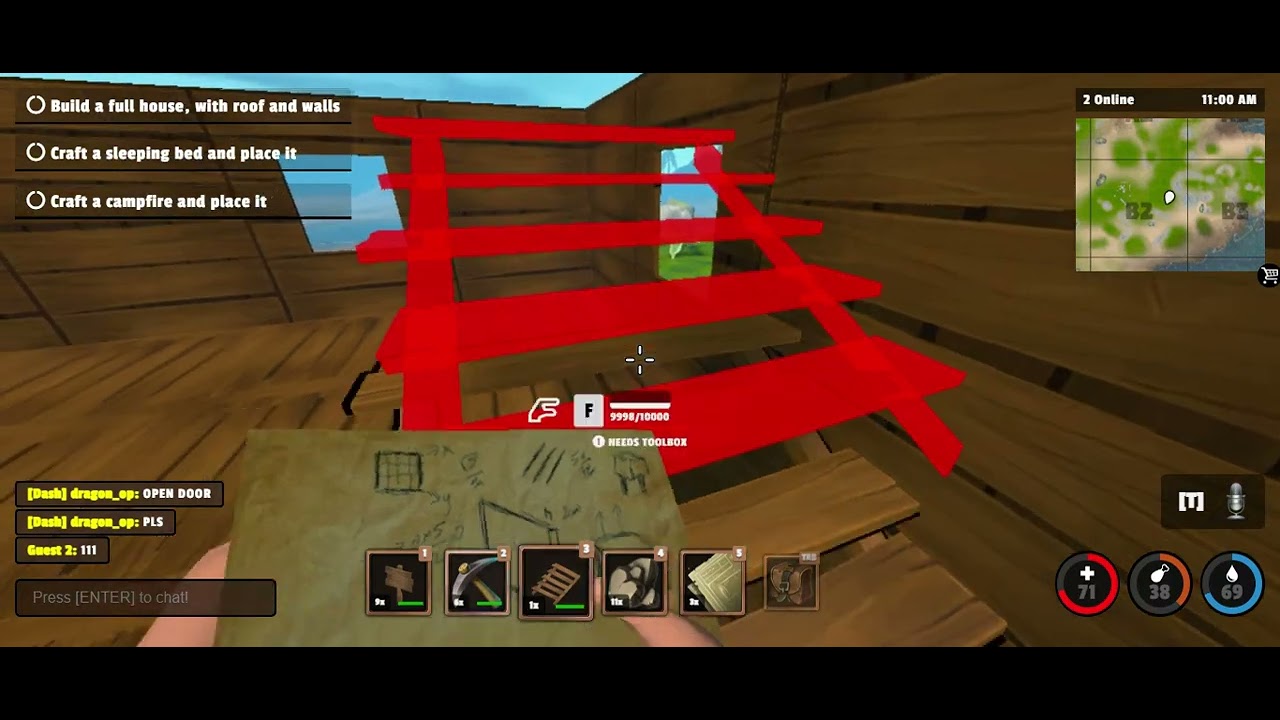 how to make a protected base in tribals.io