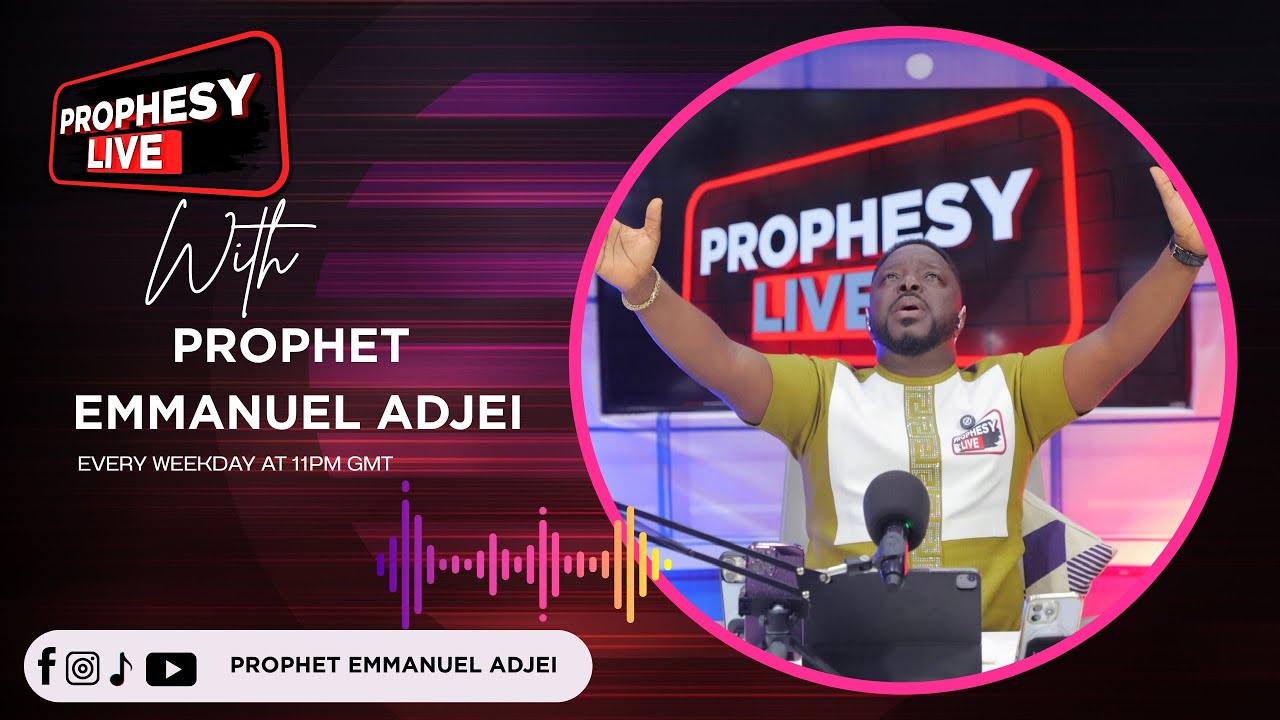 HELLO FAMILY WELCOME TO PROPHESY LIVE CHAPTER 676  WITH PROPHET EMMANUEL ADJEI, KINDLY STAY TUNED.