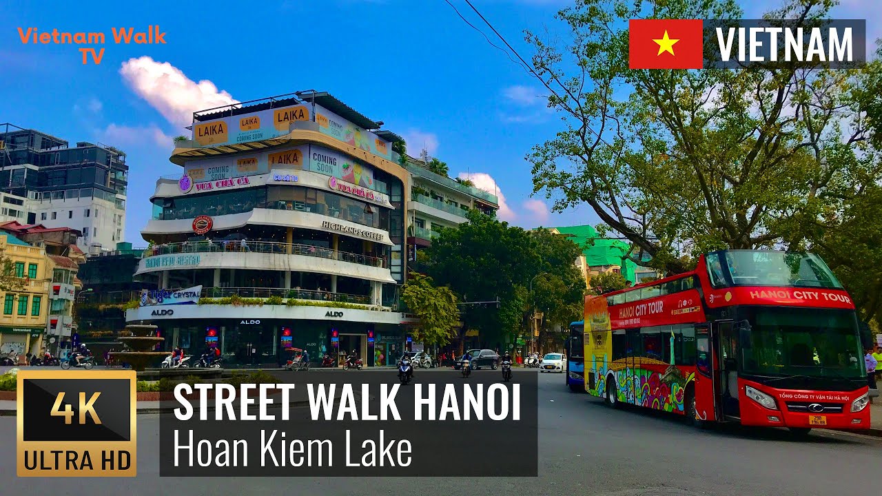 Walking in Hanoi - Hoan Kiem Lake【4K】