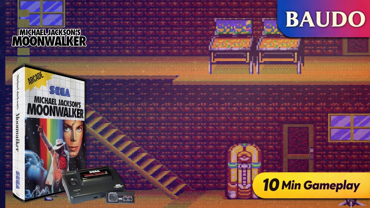 Michael Jackson's Moonwalker : Sega Master System (10 Min Gameplay - No Commentary)