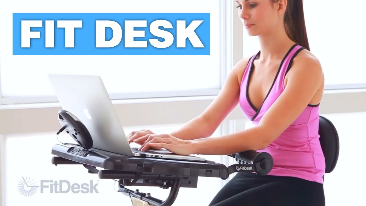 Fit Desk - Exercise Bike Laptop Desk