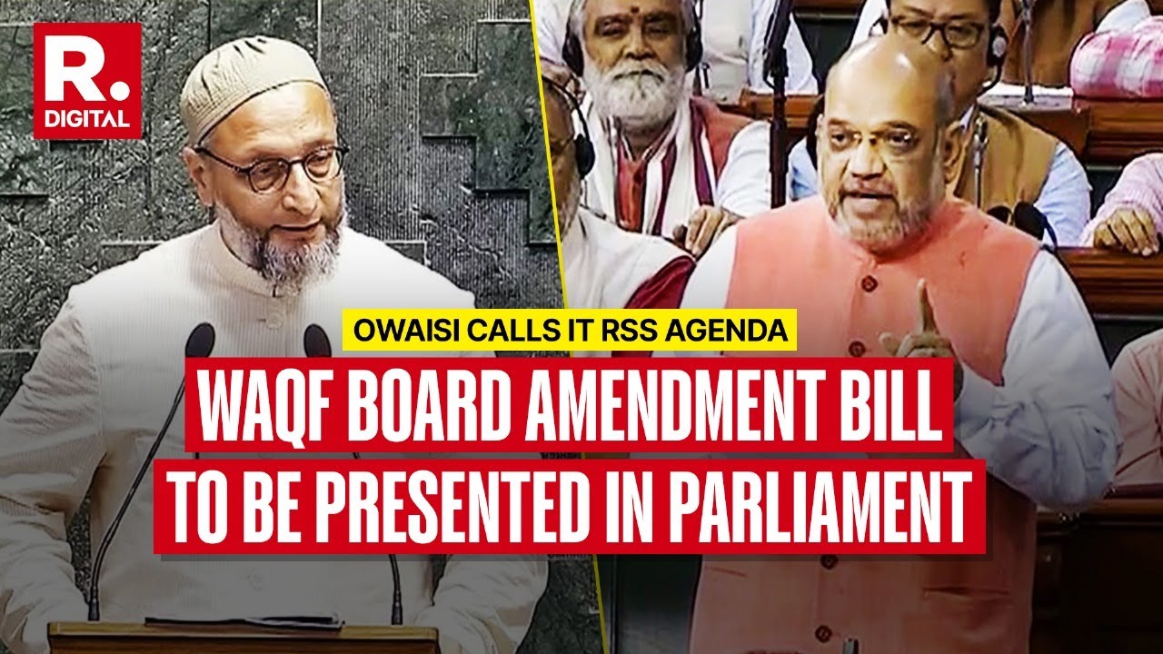Breaking: Centre To Propose Waqf Board Amendment Bill In Parliament Next Week