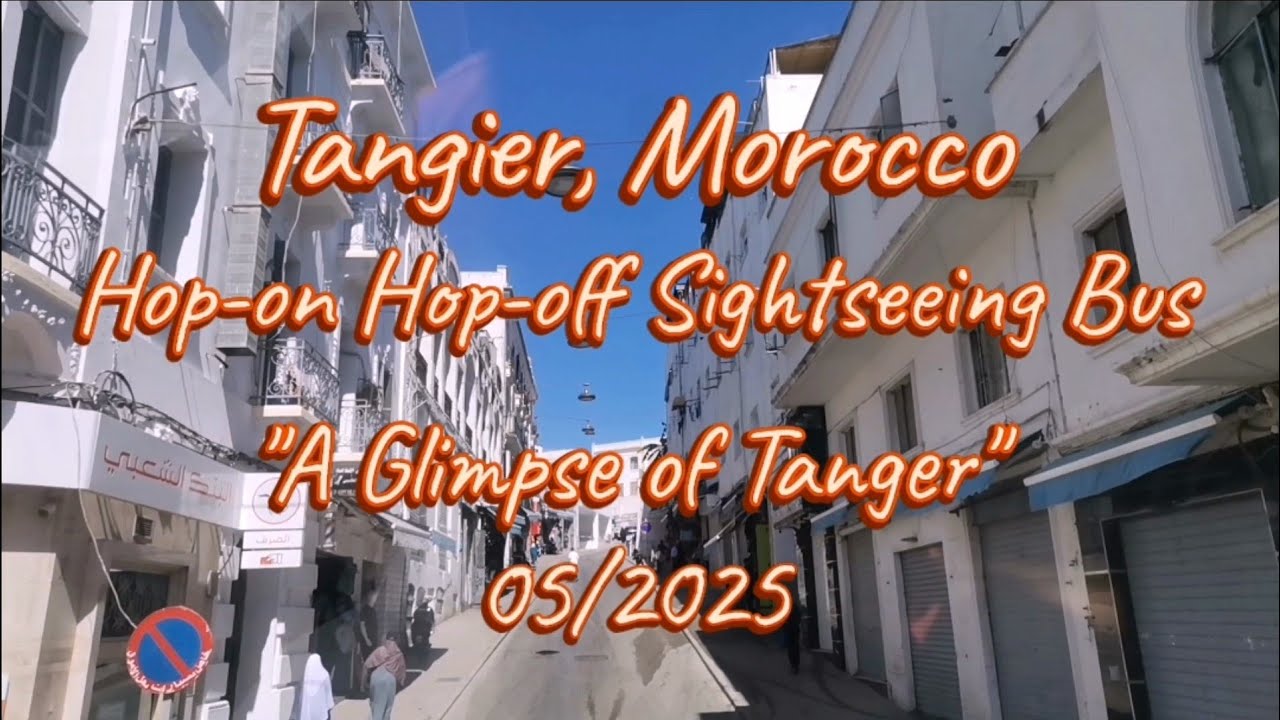 TANGIER, Morocco (Hop-on Hop-off Sightseeing Bus)... 