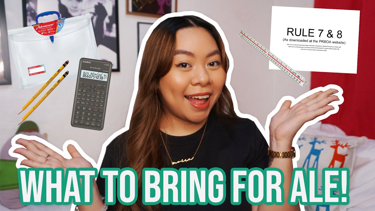 What to Bring + Prepare for the Board Exam! (Architecture Licensure Examination, Philippines)