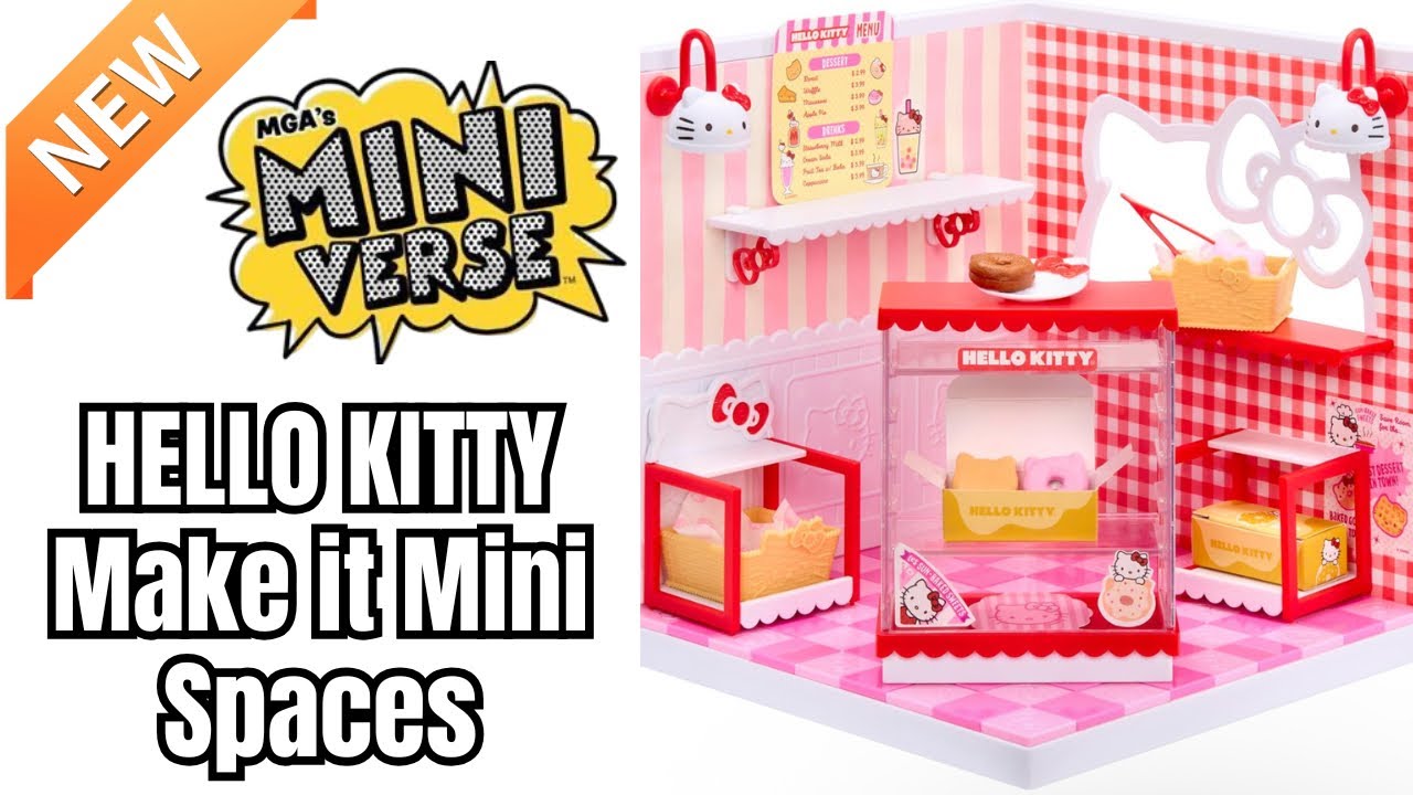 NEW MiniVerse Hello Kitty Spaces - Unbox & Build @officialminiverse @MGA_Entertainment 