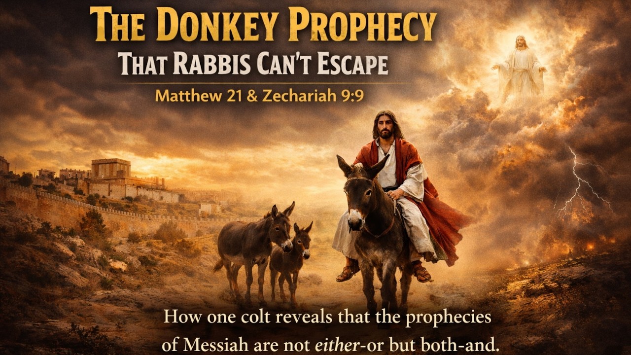 Matthew 21 & Zechariah 9:9 &mdash; The Rabbinic Trap Revealing the Messiah&rsquo;s Two Comings | Jesus