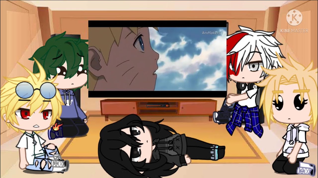 Bnha react to Naruto 🦊🧡