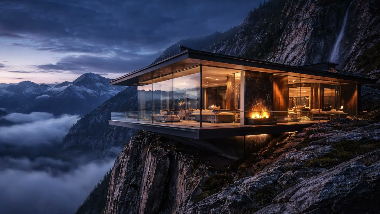 ESCAPE TO SILENCE 🏔️ Ultra Luxury Glass Villa in the Mountains | Ultimate Dream Retreat