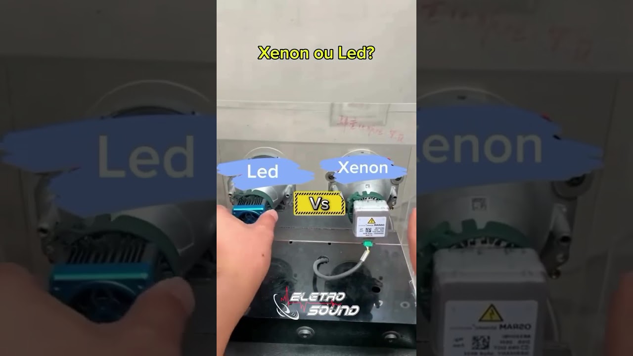 Xenon ou Led? #carros #automobile #eletrosound #dicas #dicaautomotiva #xenon #led #carrobaixo