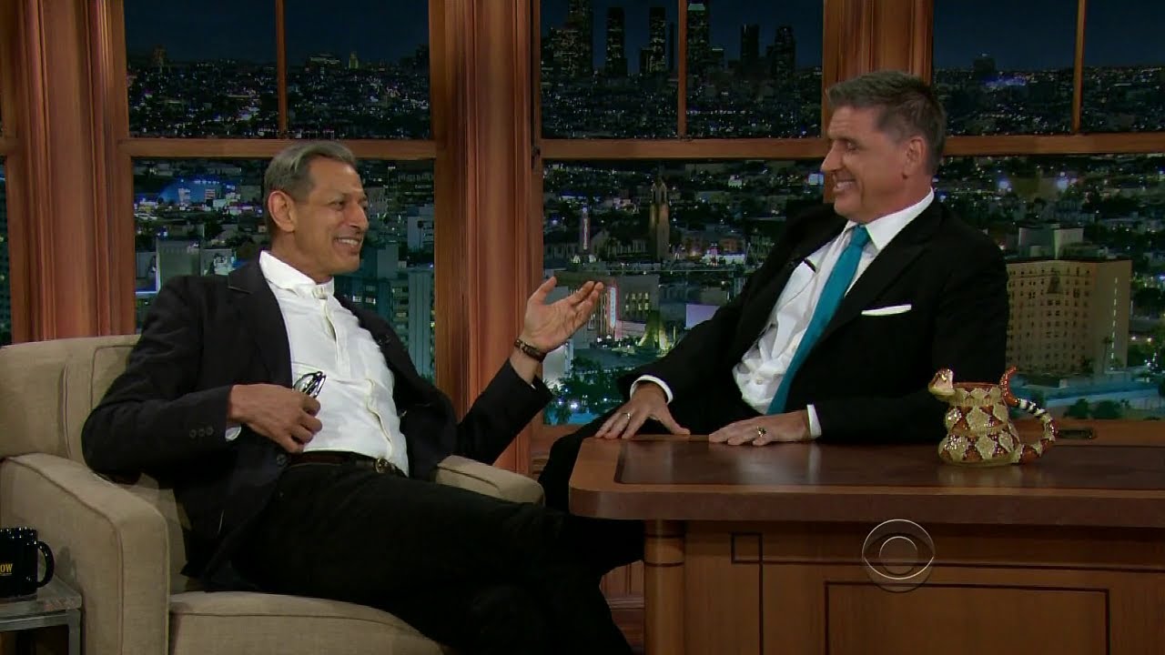 Late Late Show with Craig Ferguson 8/7/2013 Jeff Goldblum