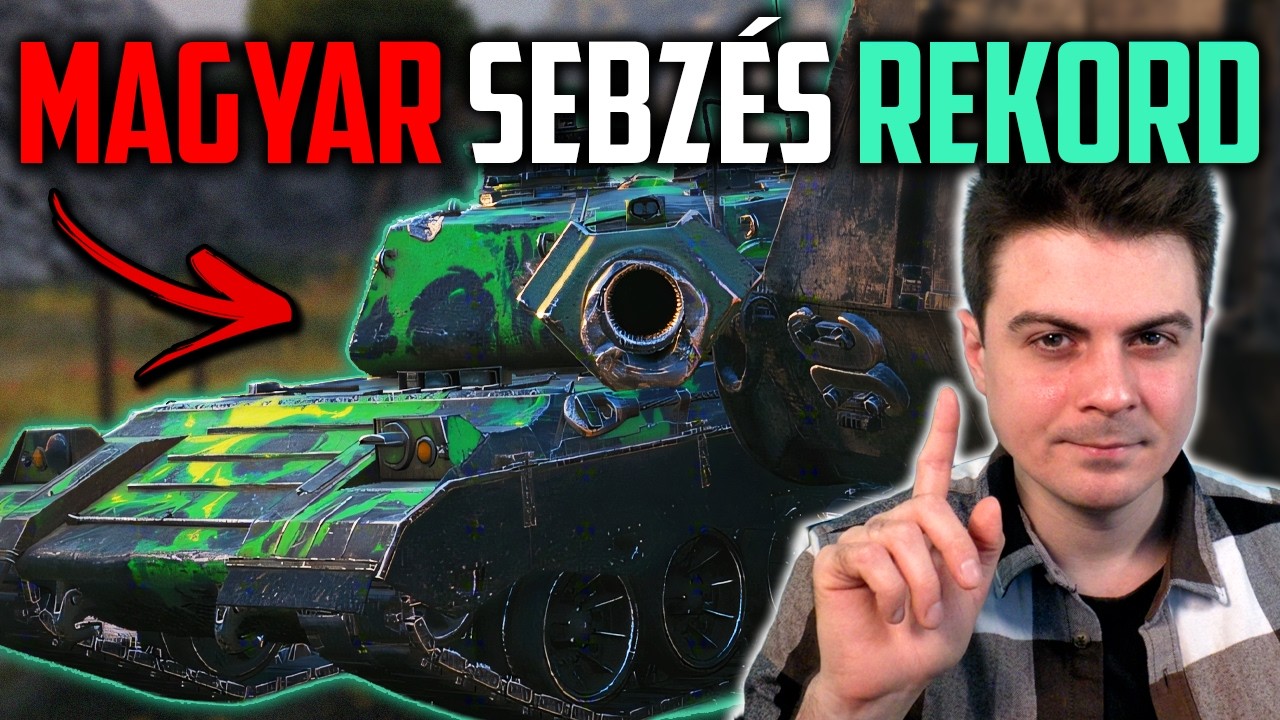 Megdőlt a magyar SEBZÉS REKORD a World of Tanksben🔥