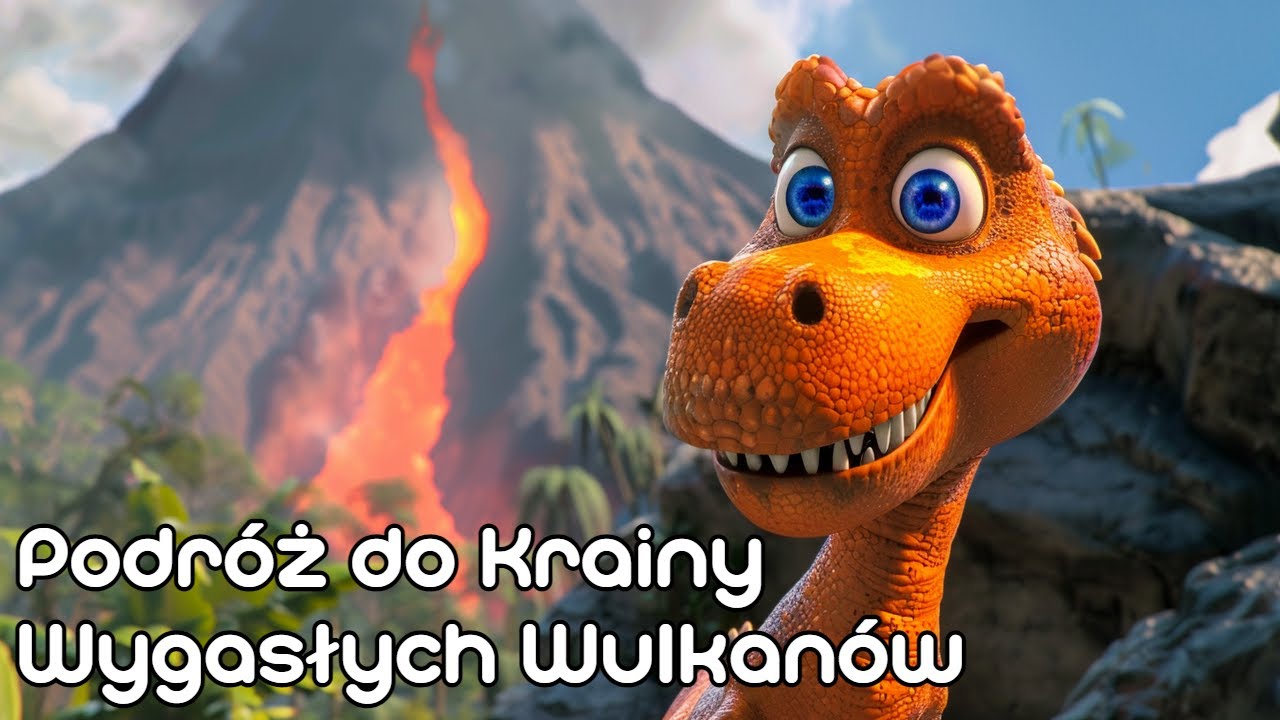 DinoEkipa i Podróż do Krainy Wygasłych Wulkanów 🌋 | Bajka słuchowisko dla dzieci 🌙