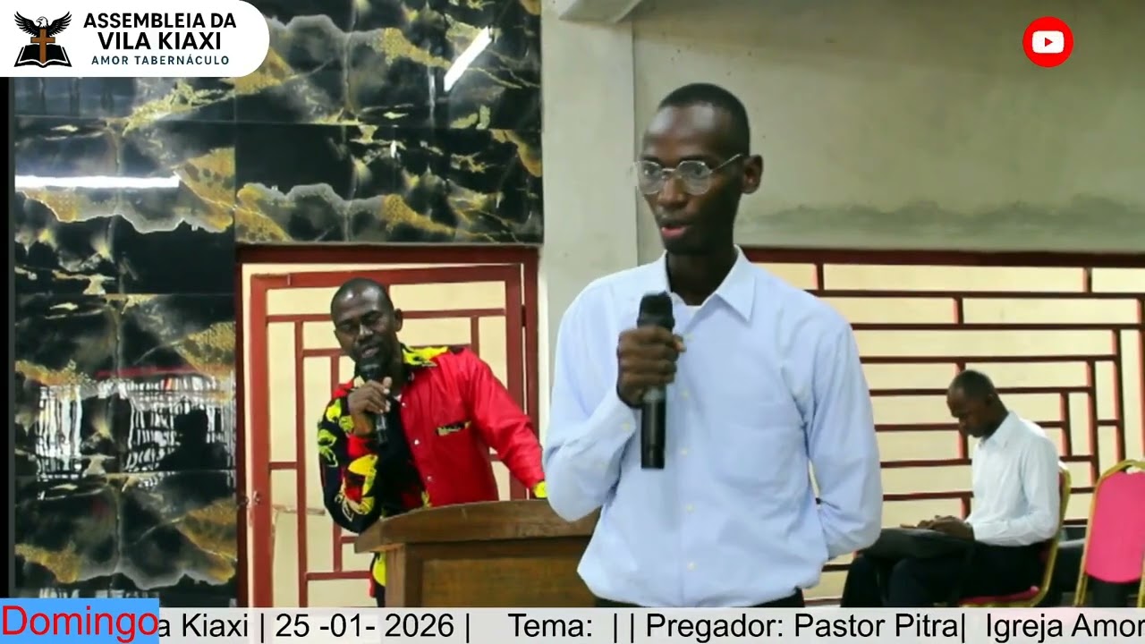 Domingo: 25,01,2026:O Sobrenatural de Deus | 2 Reis 5:13–16 |Ministrada pelo irmao Pitra do cabinda