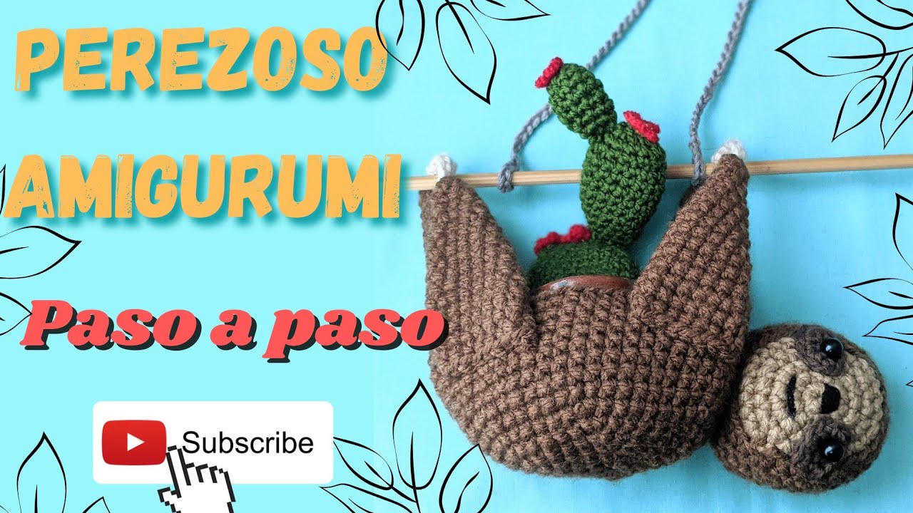perezoso amigurumi - paso a paso