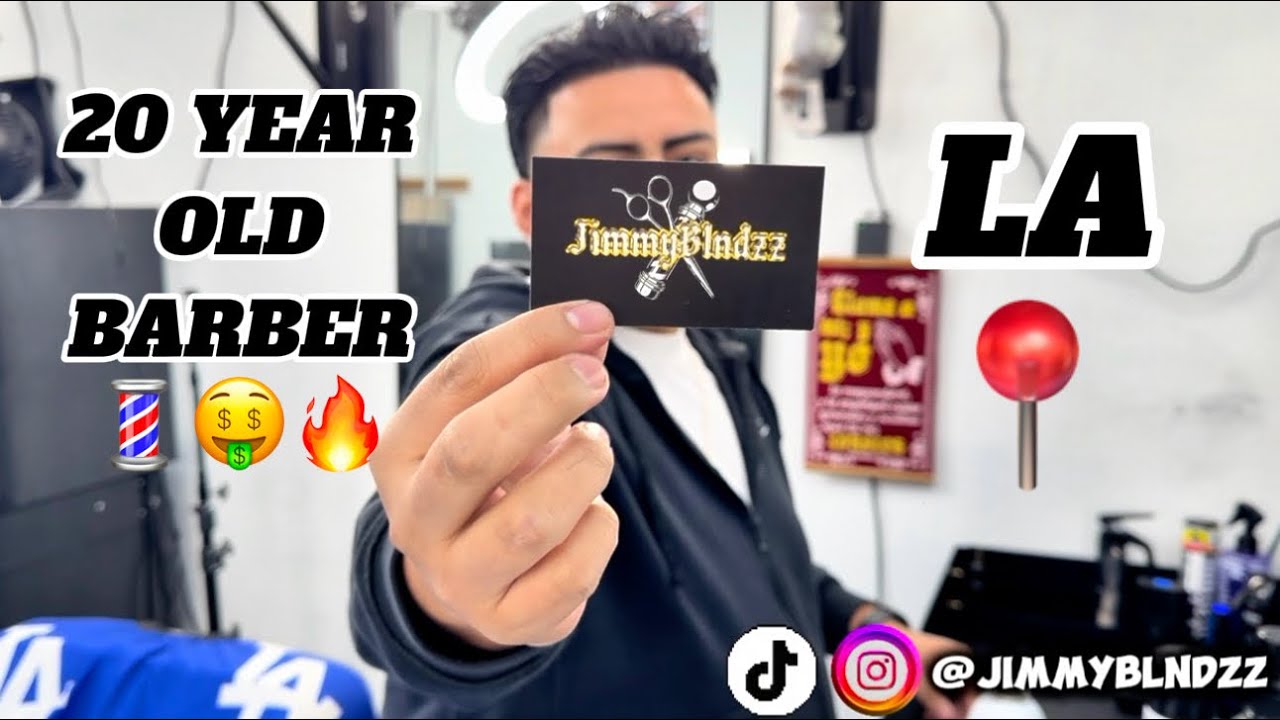 POV: LIFE OF 20 YEAR OLD BARBER IN LA 📍💈