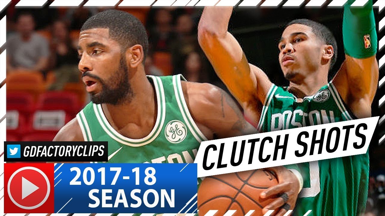 Kyrie Irving & Jayson Tatum Full Highlights vs Heat (2017.10.28) - 44 Pts, Kyrie is CLUTCH!