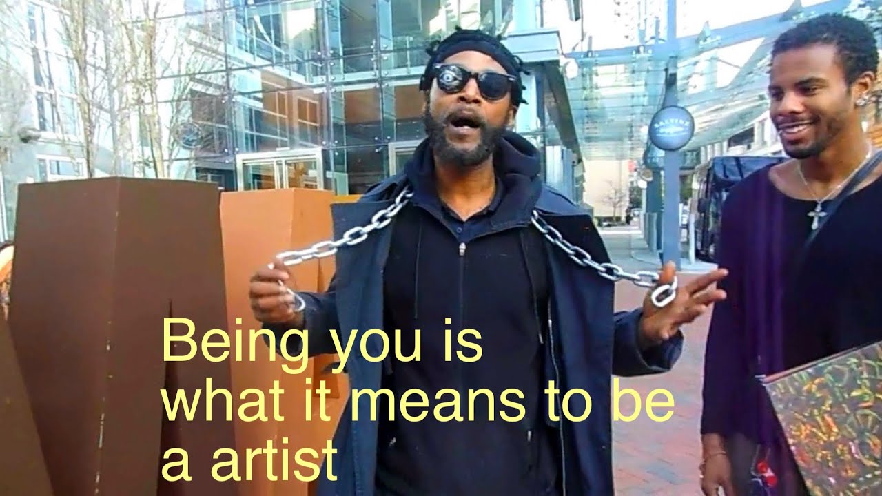 day in life of a street artist selling art downtown va