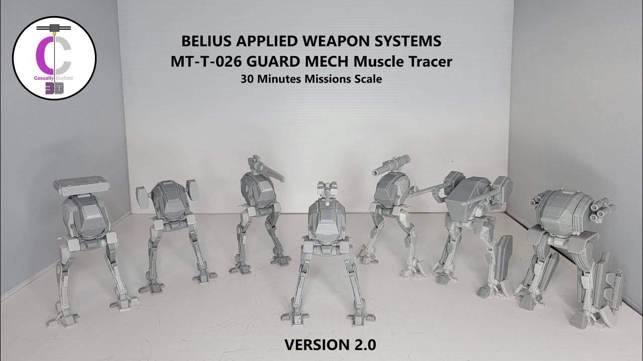 Модель из серии Armored Core VI: BAWS MT-T-026 GUARD MECH Ver. 2.0!