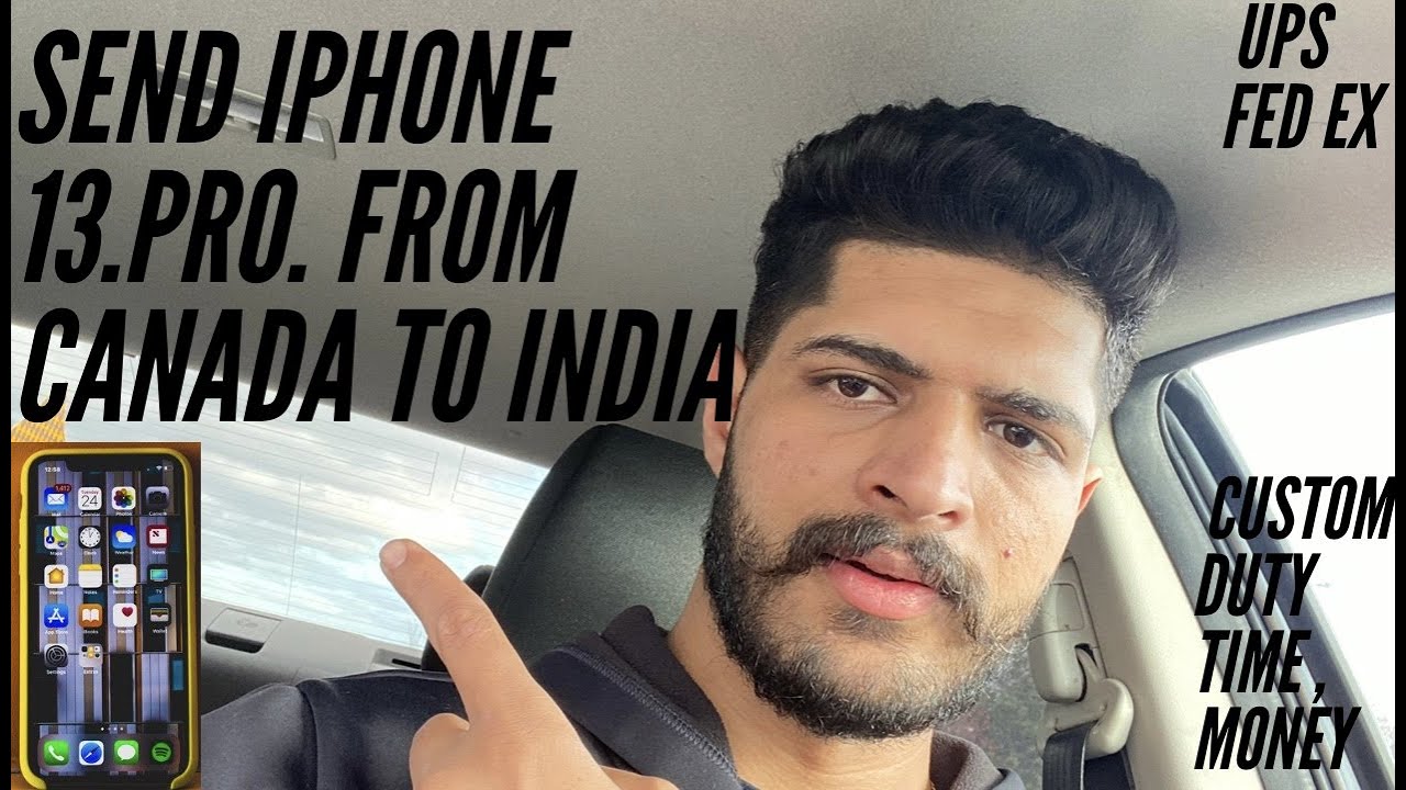 How to send iphone from canada to india . #customduty #process #time #money #punjabi #iphone #mobile