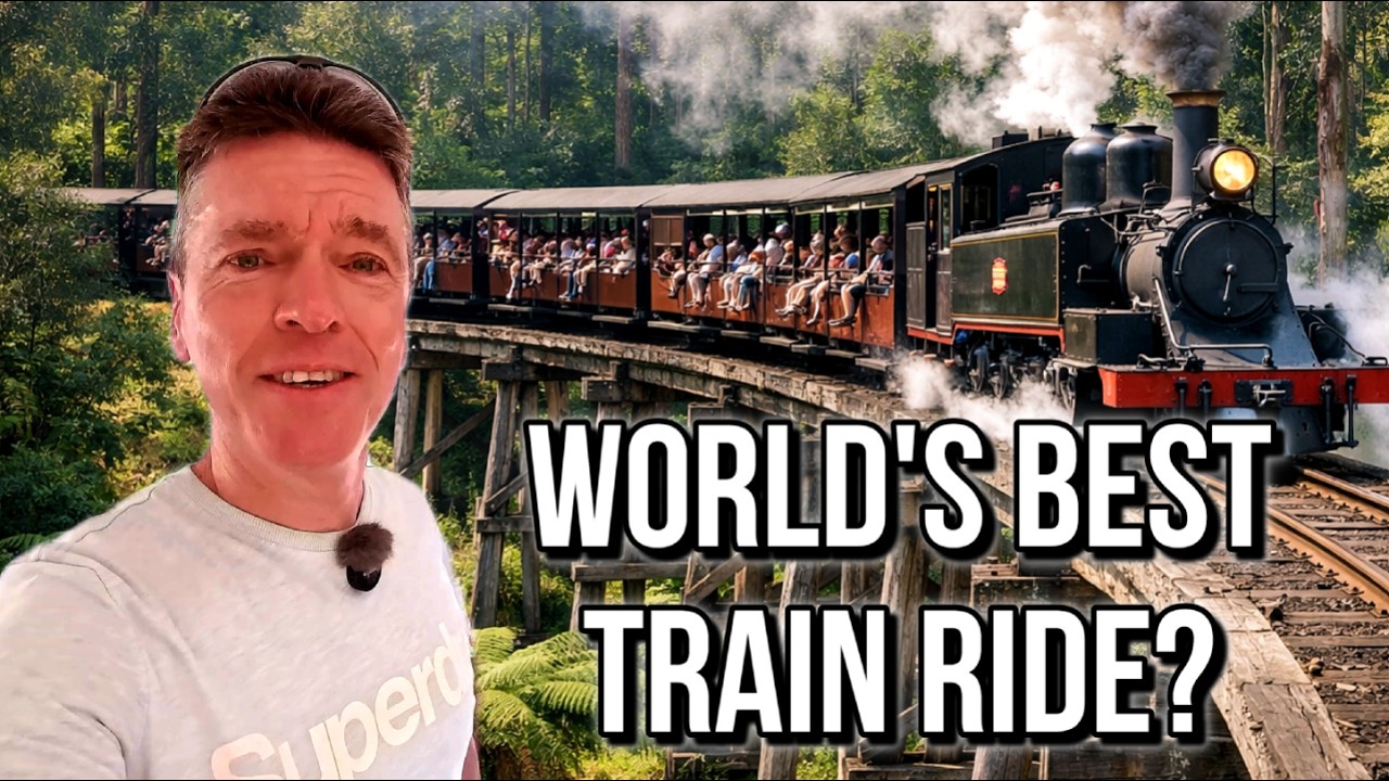 Riding Puffing Billy Railway - Melbourne’s Most Famous Steam Train Experience!