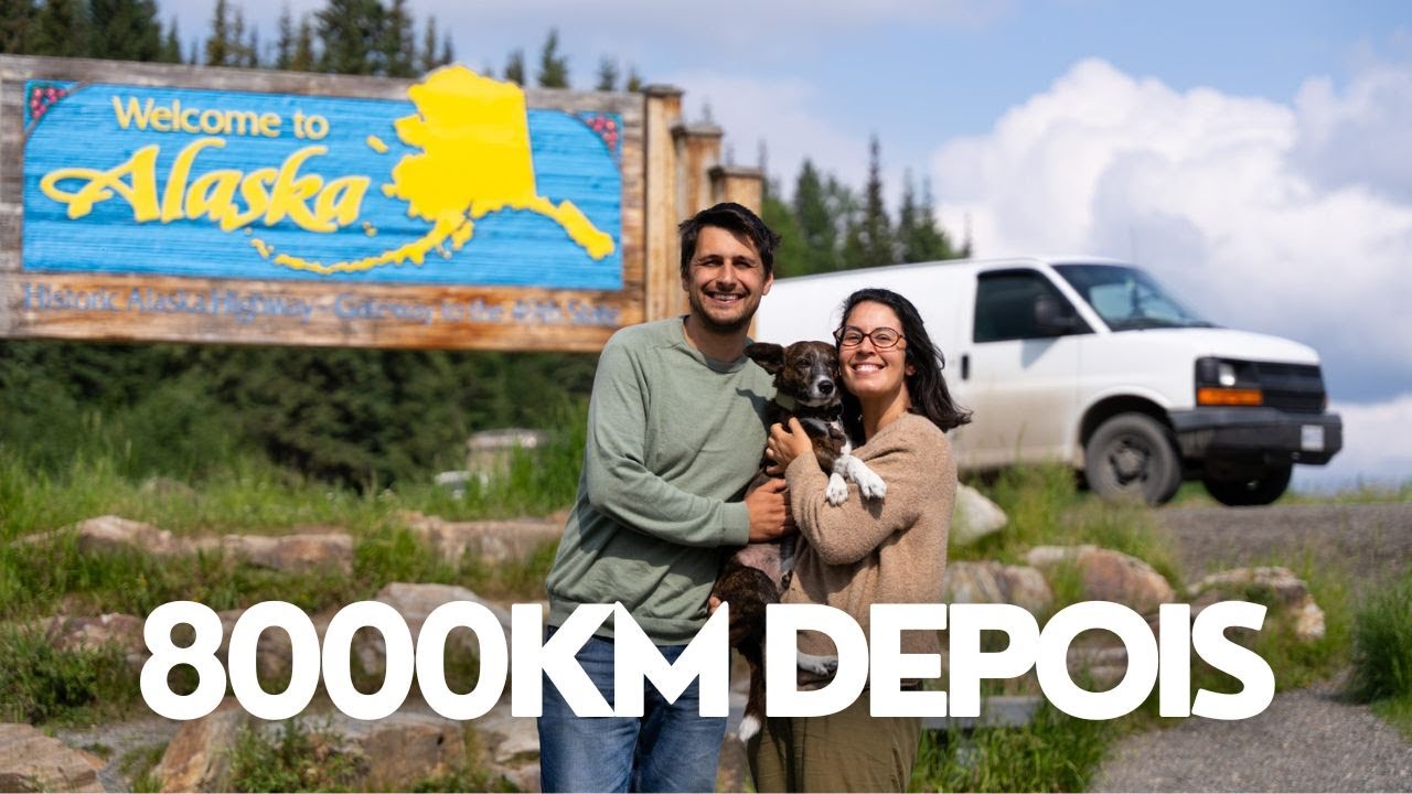 Chegámos ao Alasca!! Episódio 11 | Van life no Canadá e Alasca 🇨🇦🇺🇸