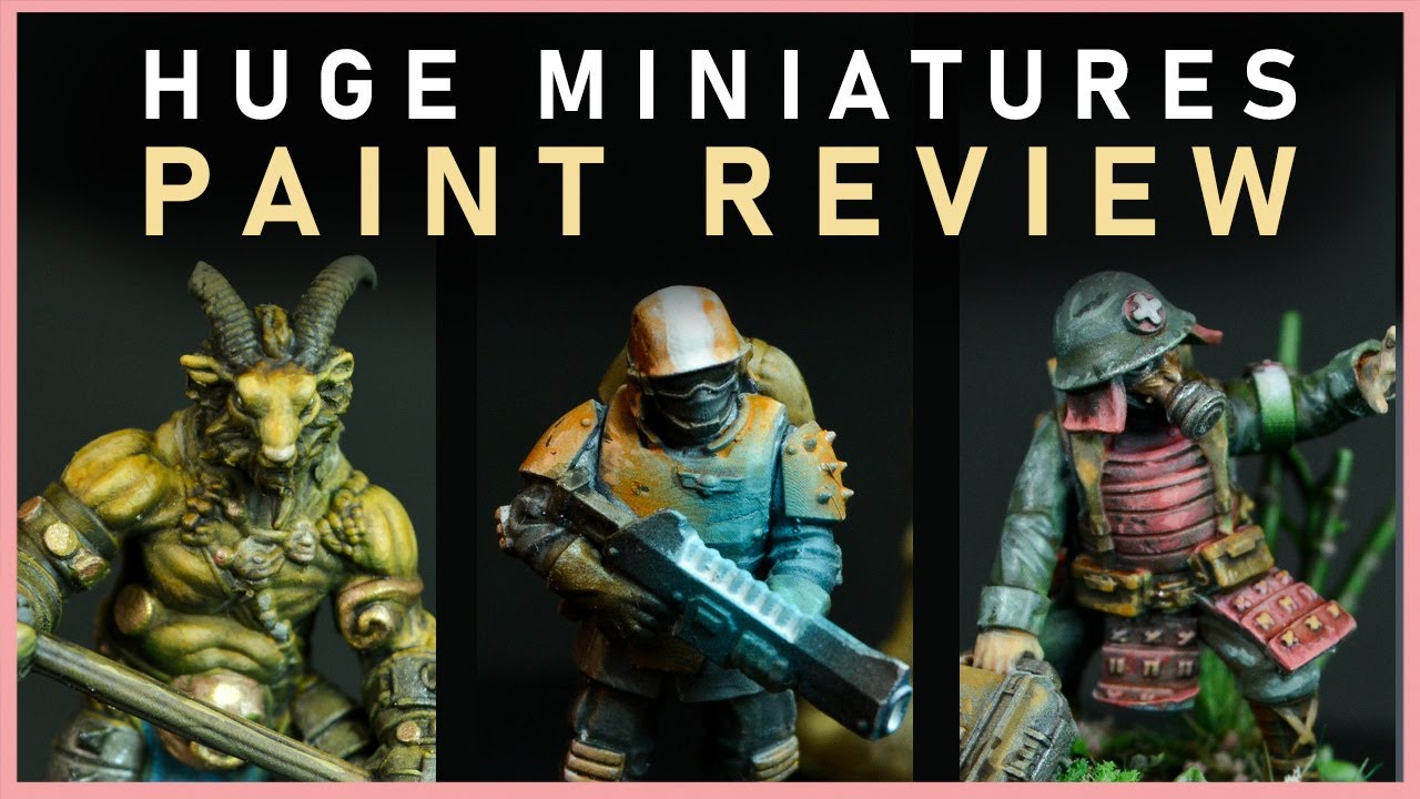 Обзор красок для миниатюр от Huge Miniatures