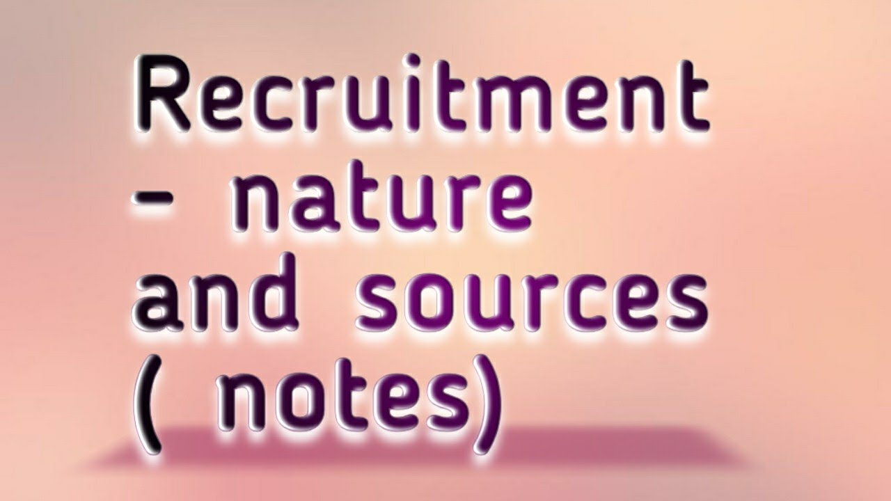 Acquisition of human resources