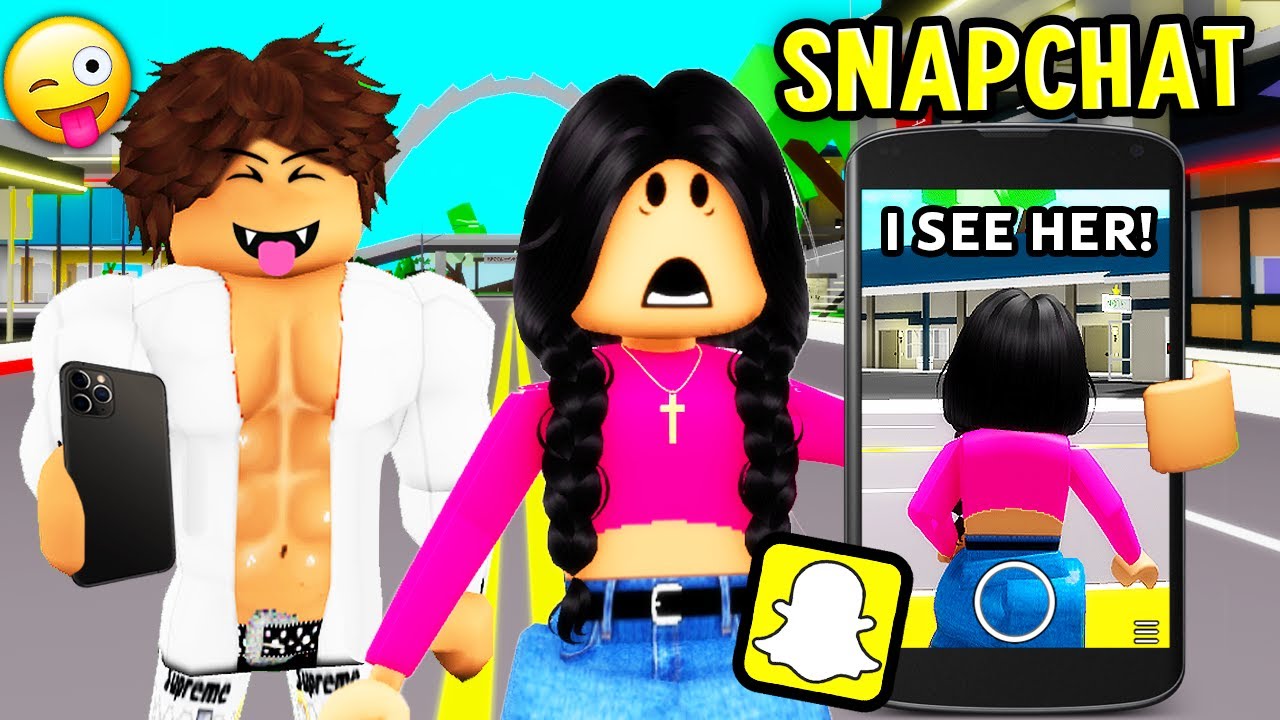 CREEPY ONLINE DATERS Stalk Me On SNAPCHAT in BROOKHAVEN RP!