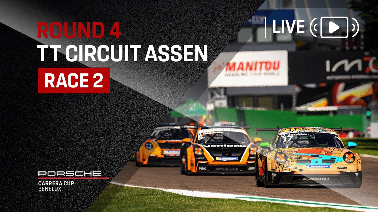 ROUND 4 - RACE 2 - Porsche Carrera Cup Benelux Season 2024 at TT Circuit Assen