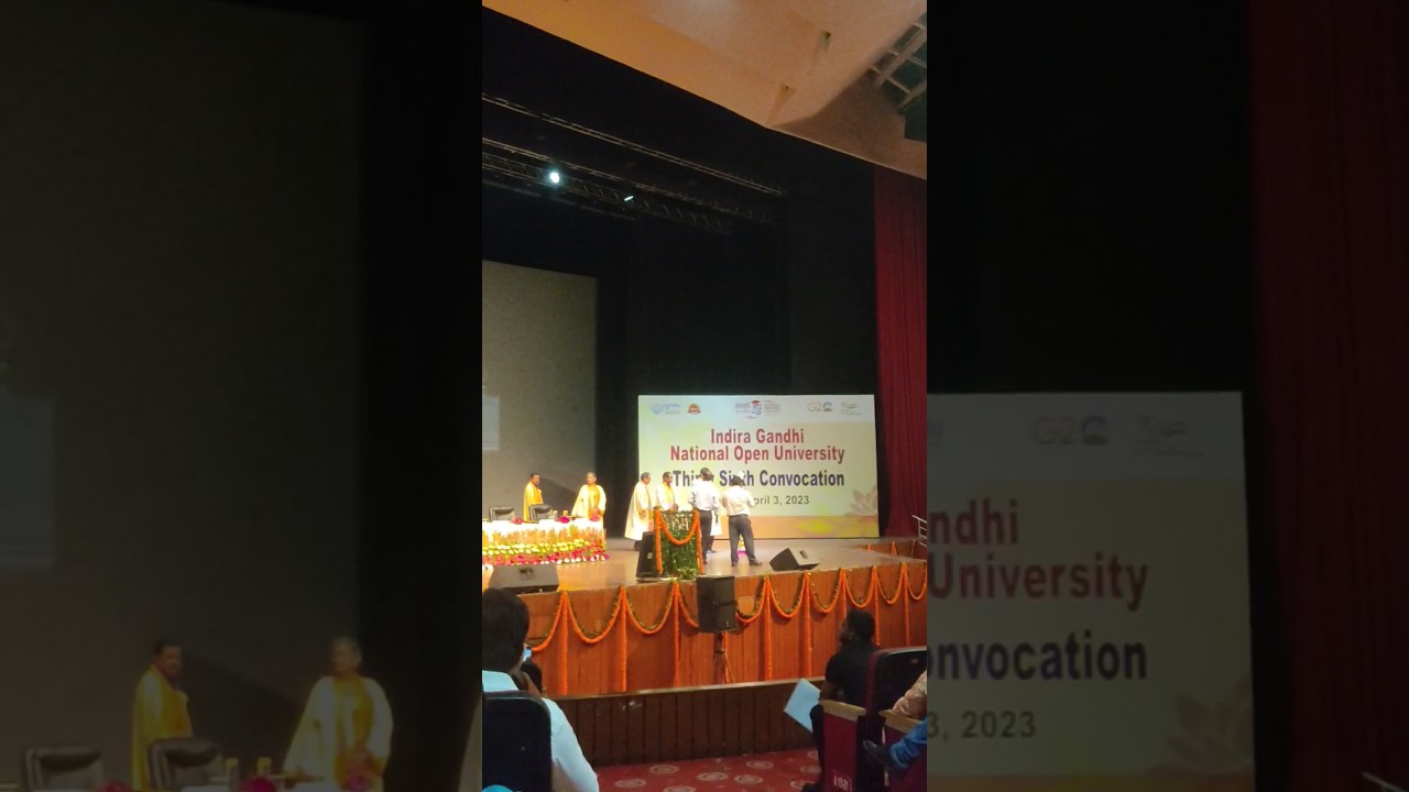 36 Convocation IGNOU l Sirifort auditorium new delhi