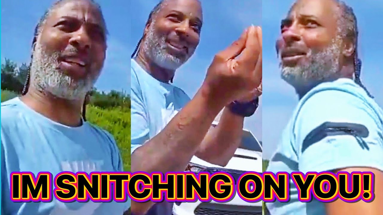 I got to BOO BOO! he got Pulled over & Instantly start SNITCHING on his self & A friend!