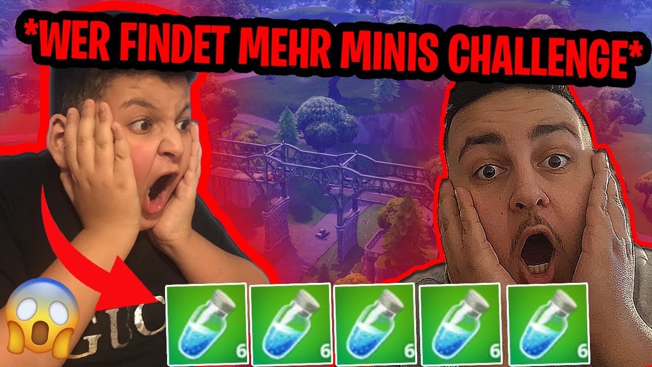 😱FORTNITE WER *FINDET MEHR MINI SCHILDE - CHALLENGE!* | Can Wick