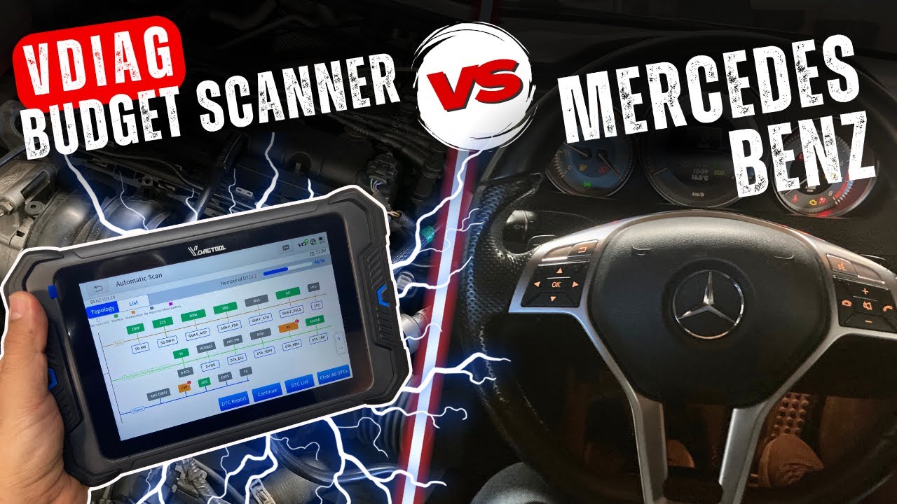 Can This Budget Scan Tool Beat Mercedes? | VDIAG VD80 BT Bi-Directional Scan Tool